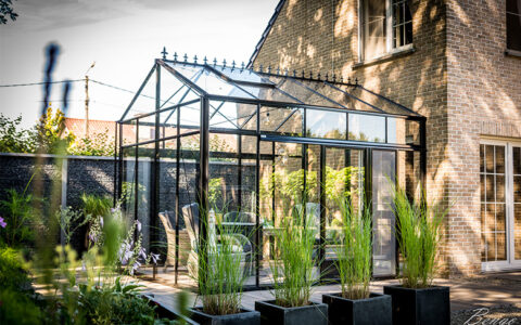 Anbaugewächshaus kaufen Aigner Gartenkult Gewächshäuser und